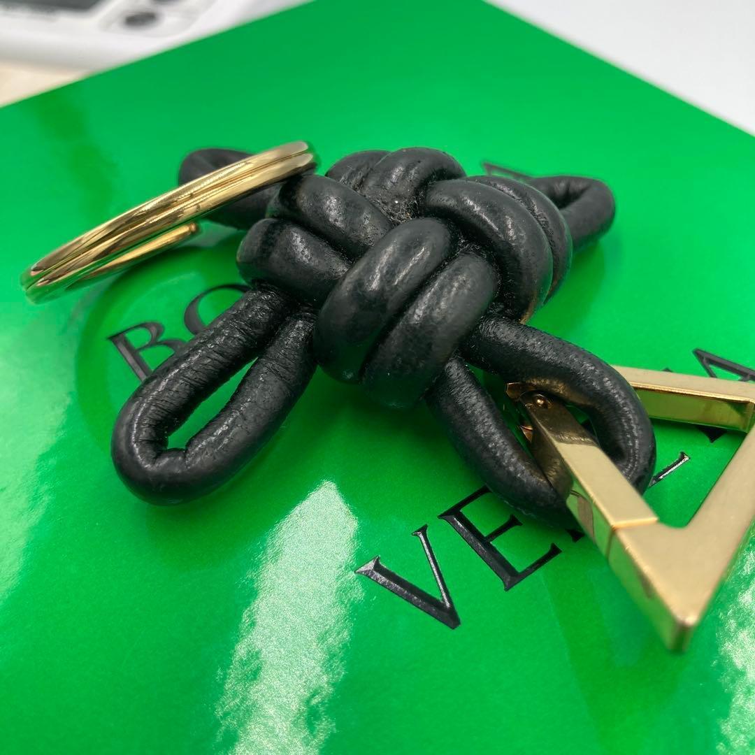 ！美品！　ボッテガヴェネタ　キーリング　レザー　トライアングル　12A