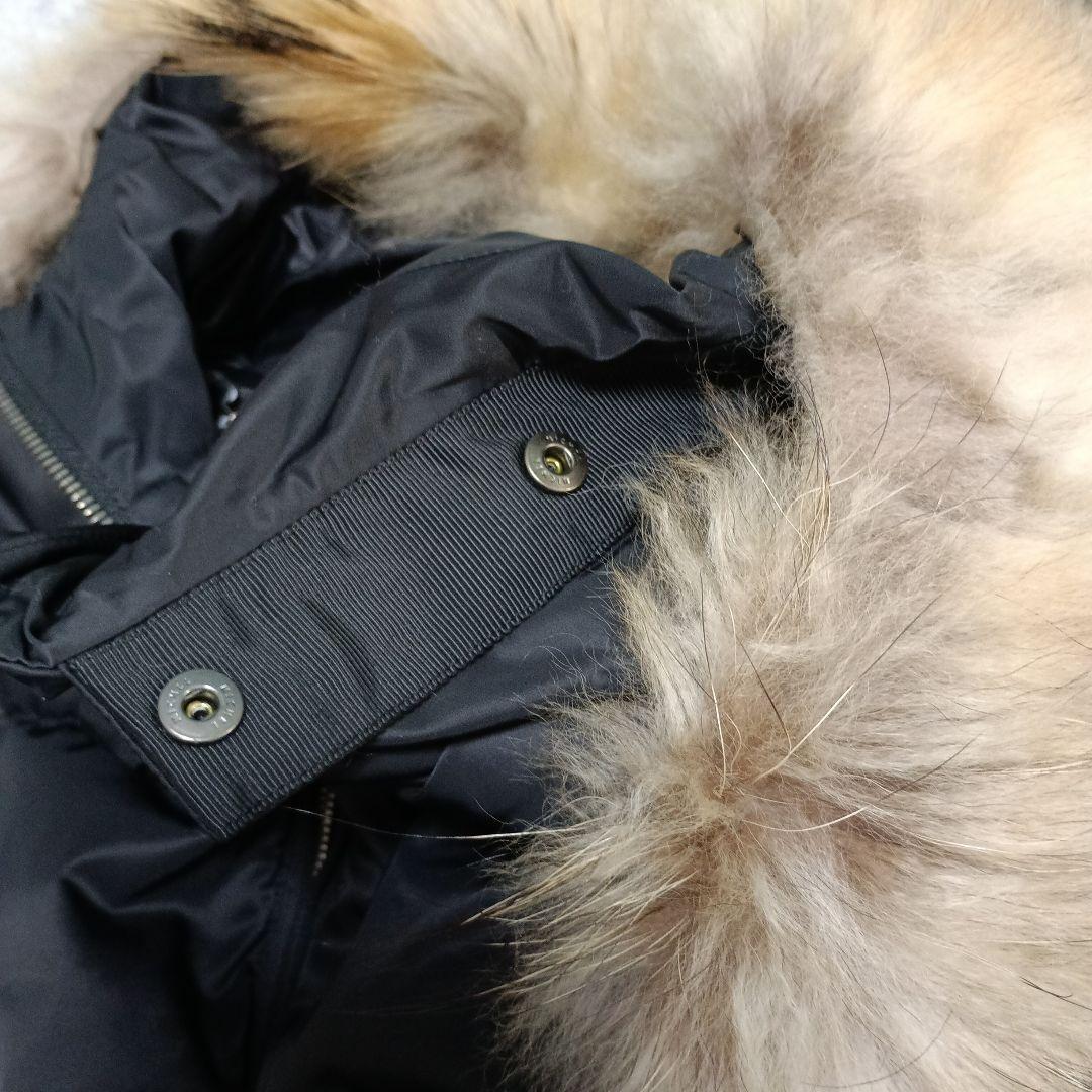 ブラック　Theory ダウンベスト　ファー　フード　新品タグ付き