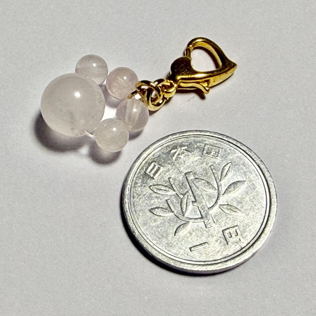 トイプードル、マルチーズ　ストラップ　肉球チャーム