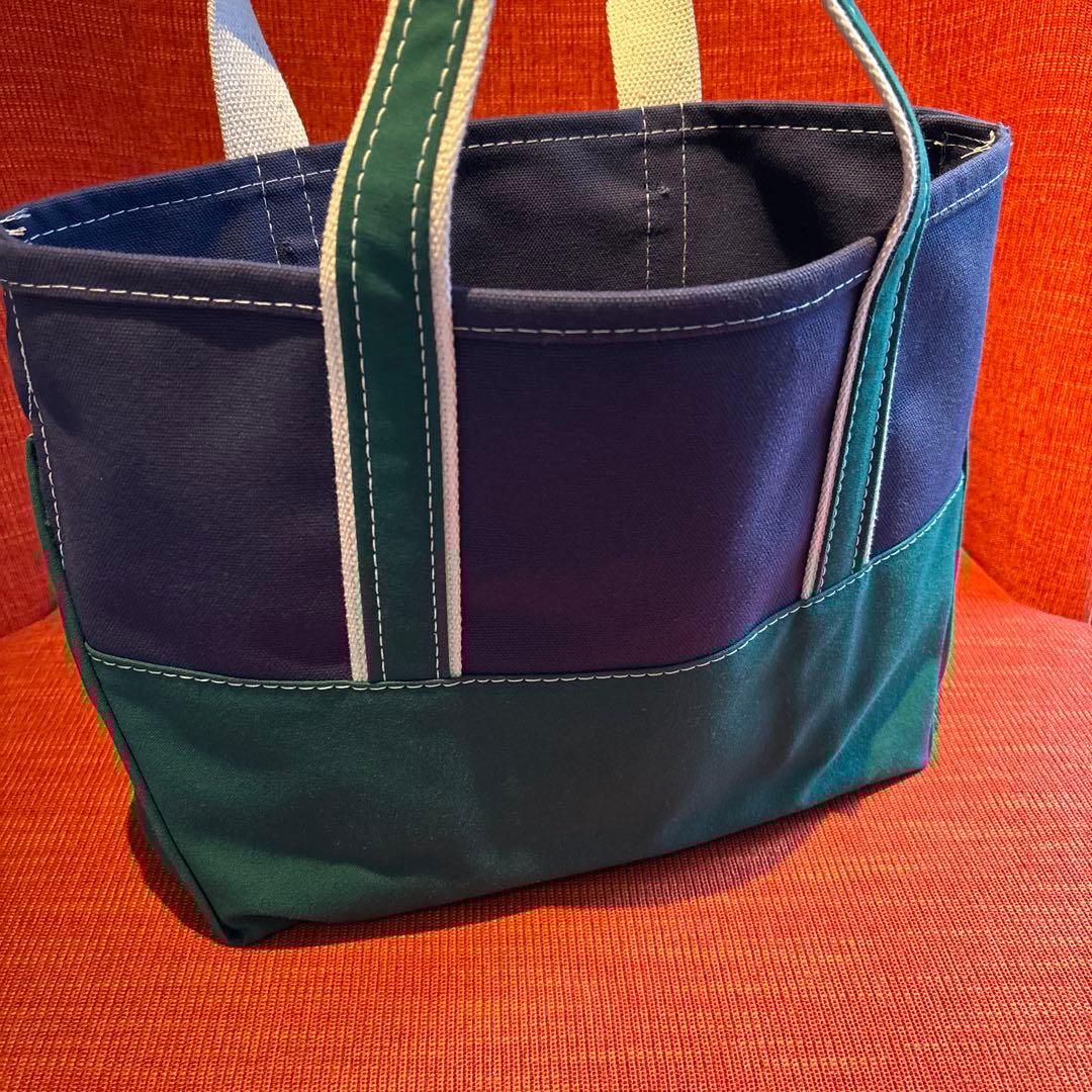 極美品 エルエルビーン ビームス トートバッグ グリーン A4 肩掛け USA製