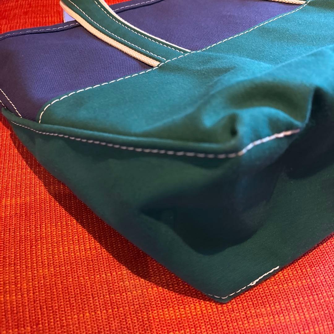 極美品 エルエルビーン ビームス トートバッグ グリーン A4 肩掛け USA製