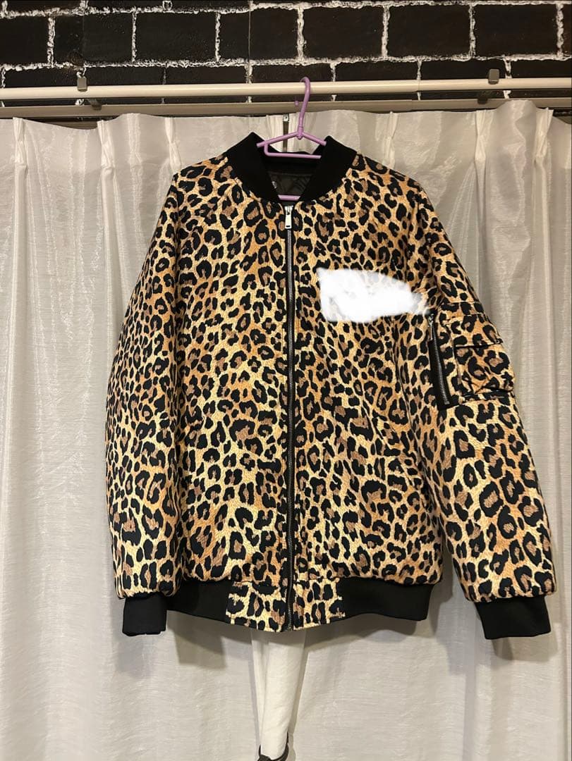 亀梨着　類似品　亀梨和也　着用　レオパード　ma-1