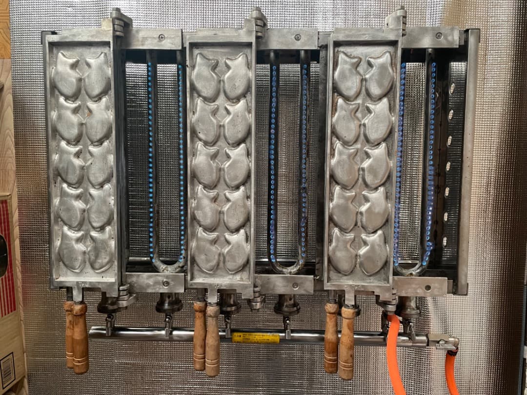 業務用ミニたい焼き器　3連　30匹　LPガス　屋台　祭り　店舗用