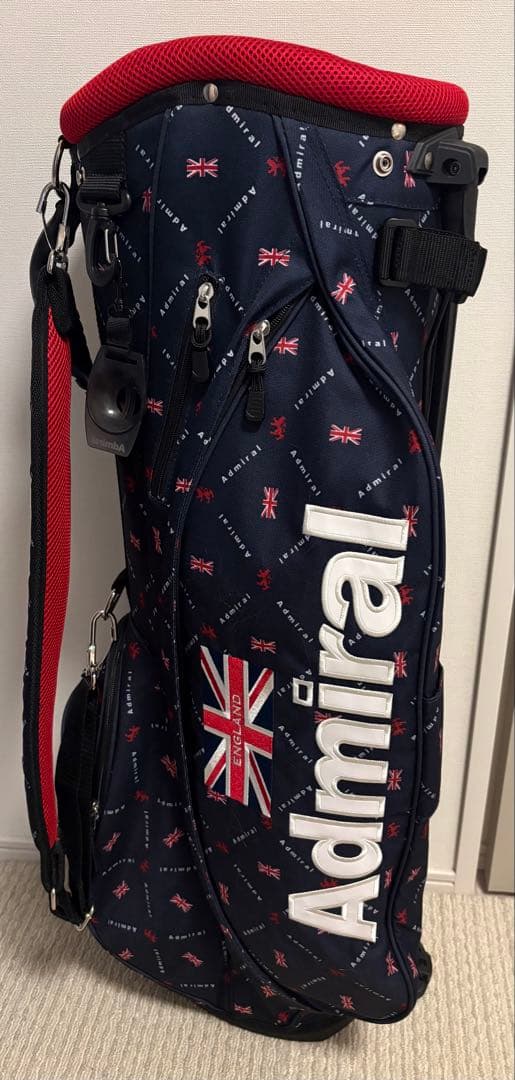 すずき エコ配価格Admiral ゴルフバッグ・キャディバッグ ネイビー