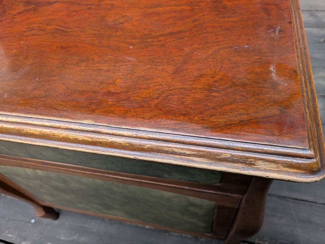 オールドマルニ　木製キャビネット　サイドチェスト　マルニ木工　昭和レトロ