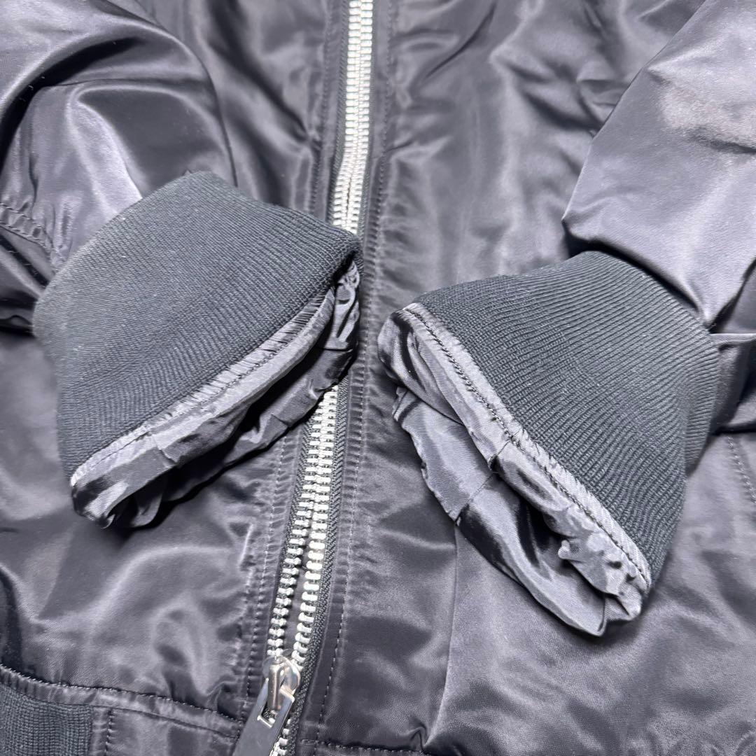 ☆sacai MA-1 ブラック ナイロン切替 日本製 17-01377M☆