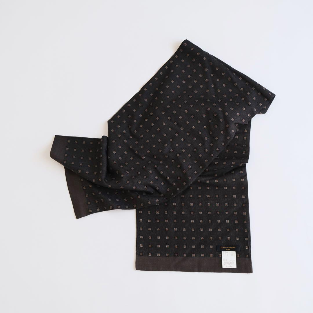 ドット柄シルク comme des garçons スカーフ