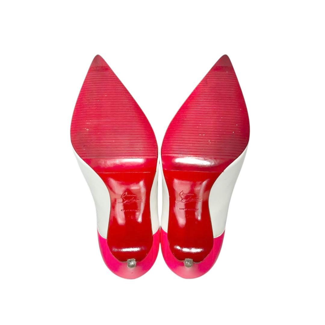 【訳あり】◾️クリスチャンルブタン◾️パンプス◾️ポインテッドトゥ◾️ラメ◾️レザー