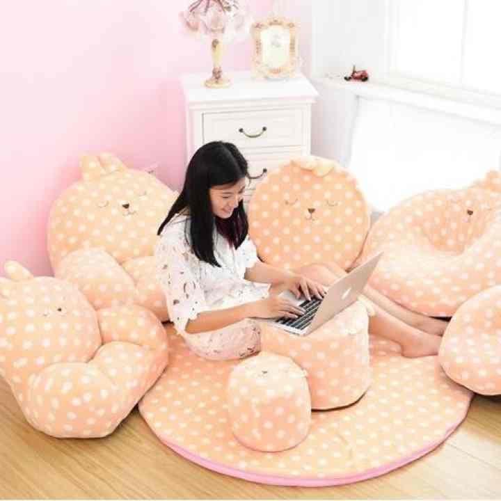 ぬいぐるみソファ椅子じゅうたんミニソファ8点セット002502