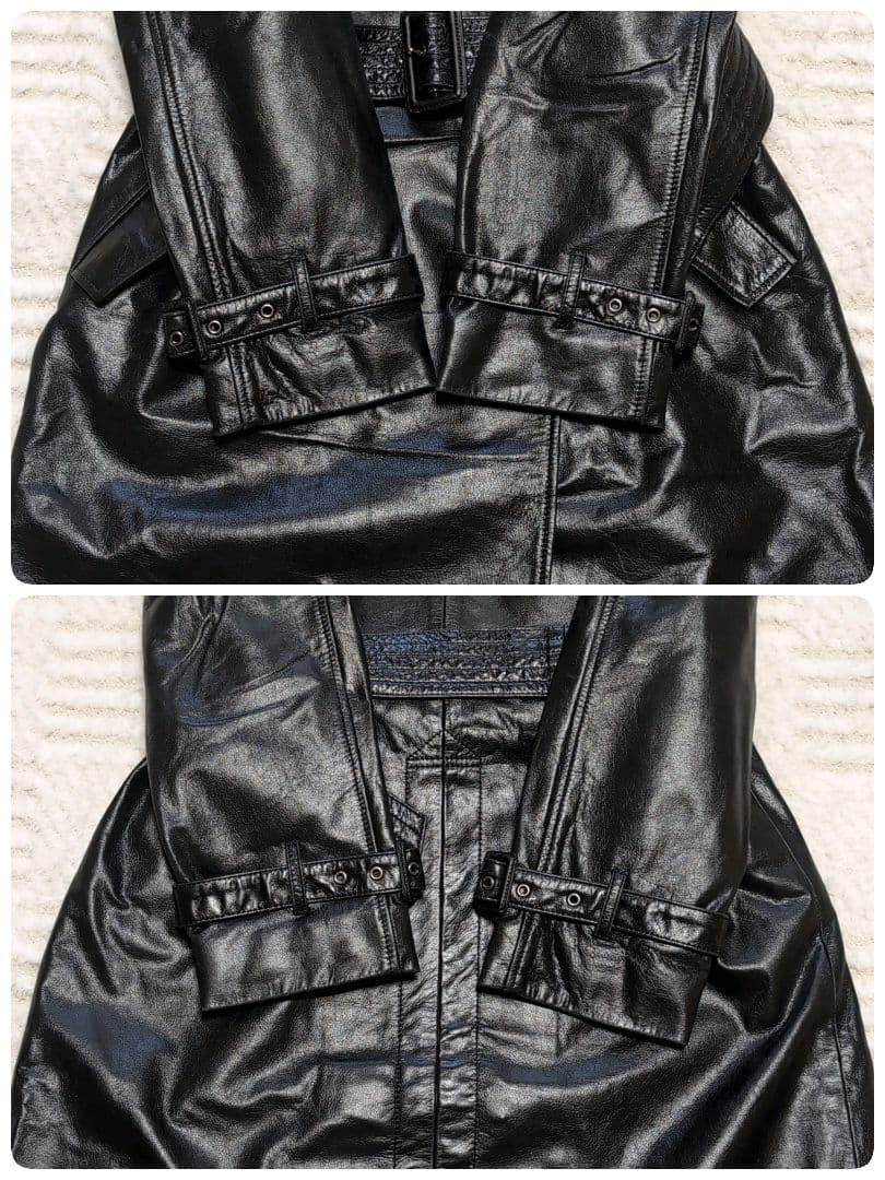 未使用✨Paul Smith Women ボールスミス 本革 トレンチコート