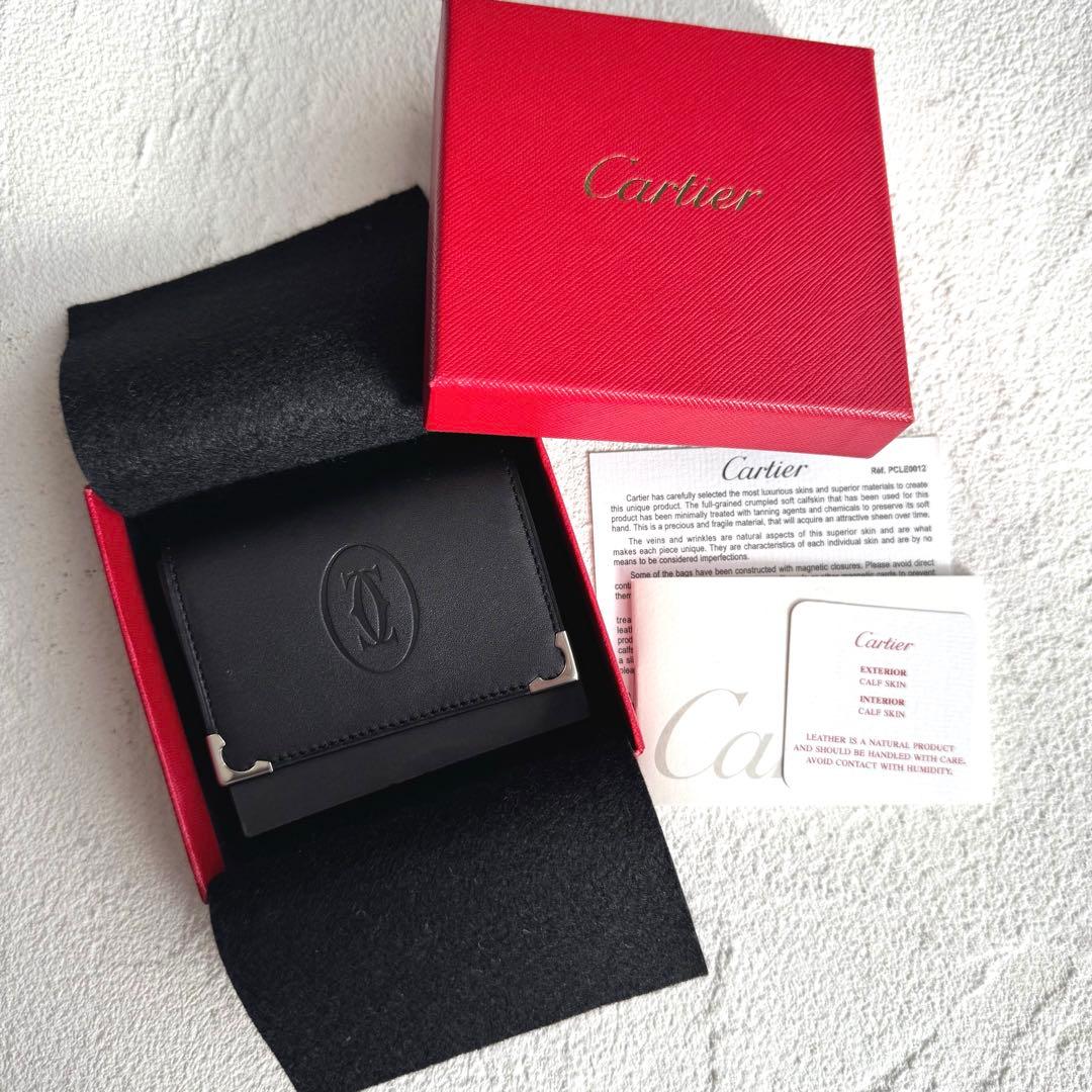 新品未使用 Cartier カルティエ ケース 小銭入れ ブラック 財布