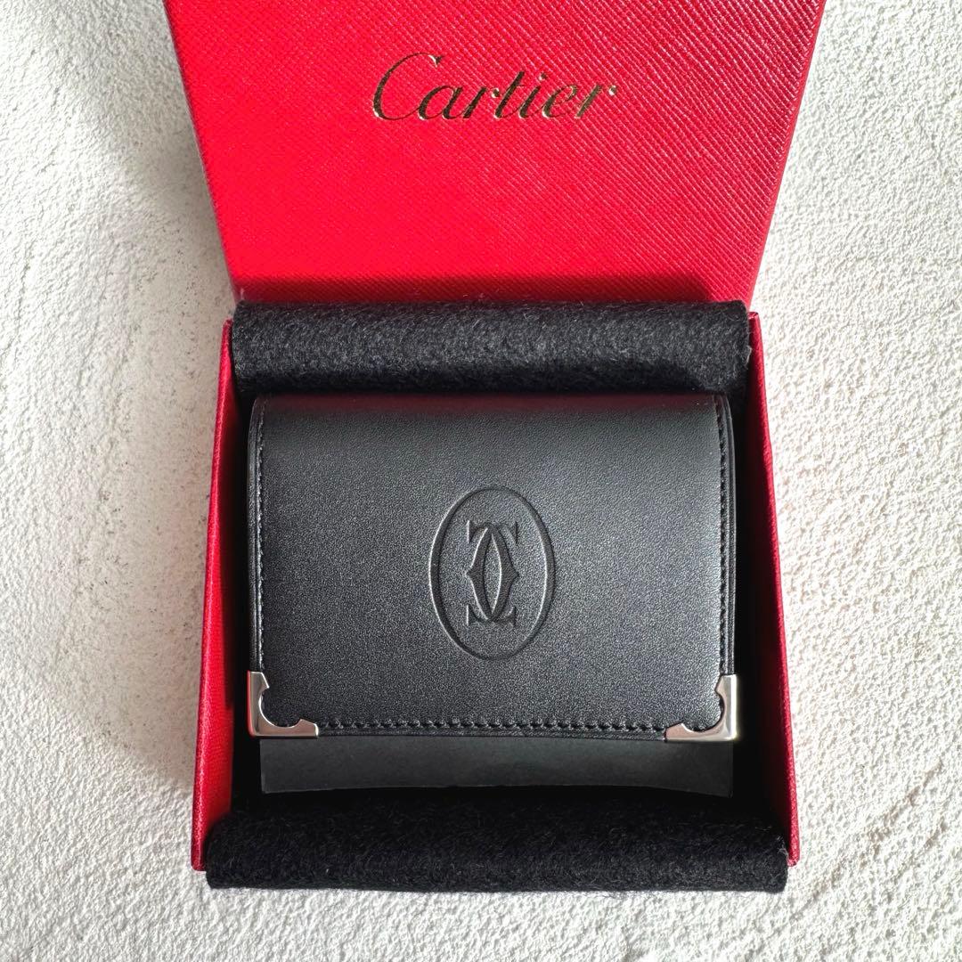 新品未使用 Cartier カルティエ ケース 小銭入れ ブラック 財布