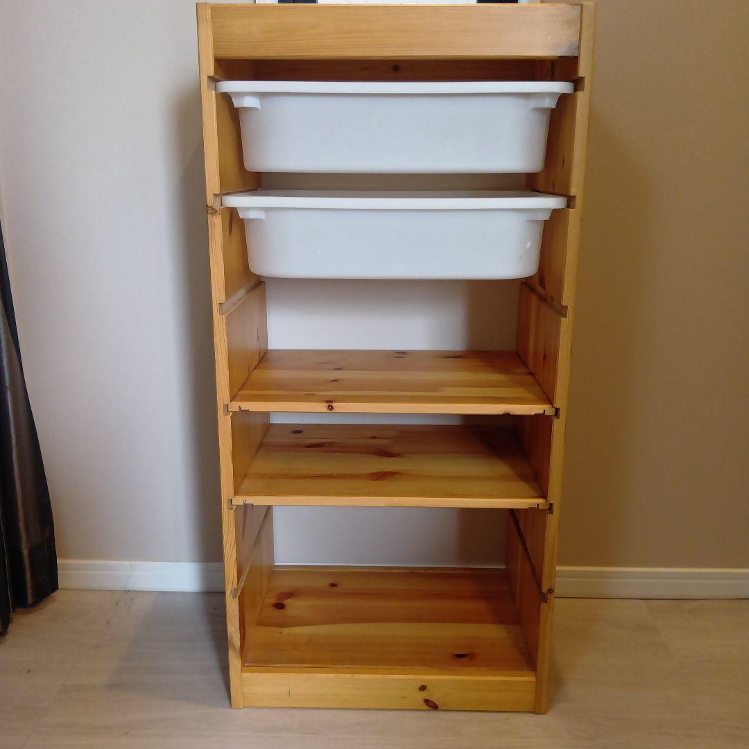 IKEAトロファスト　ケース2個と棚板2枚