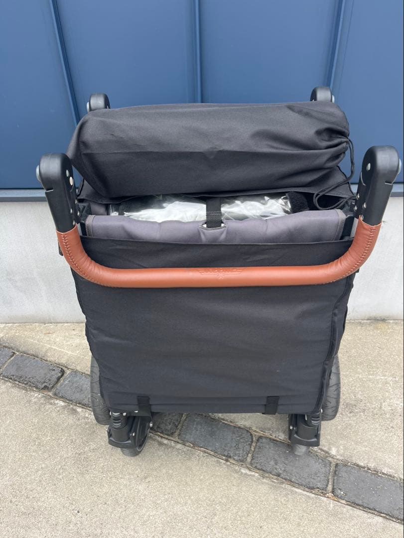 KEENZ ベビーカー グレー 多機能ポケット付き