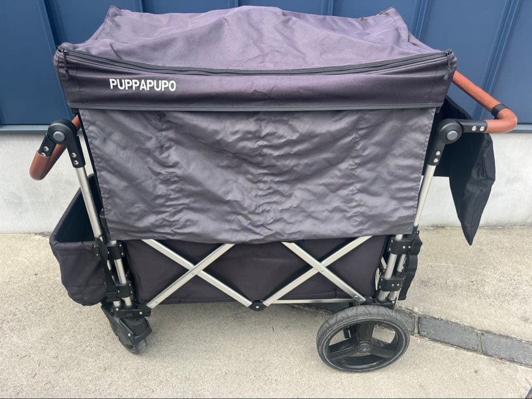 KEENZ ベビーカー グレー 多機能ポケット付き