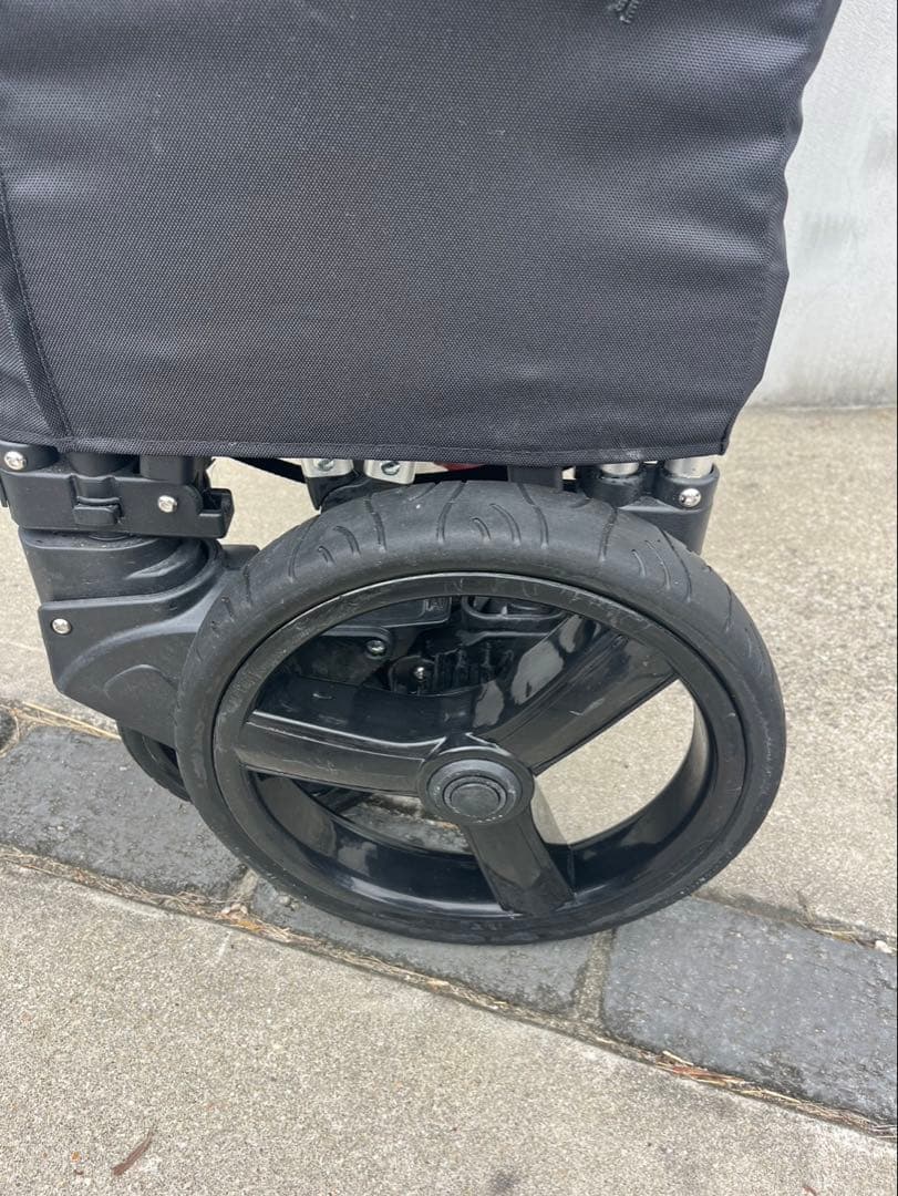 KEENZ ベビーカー グレー 多機能ポケット付き