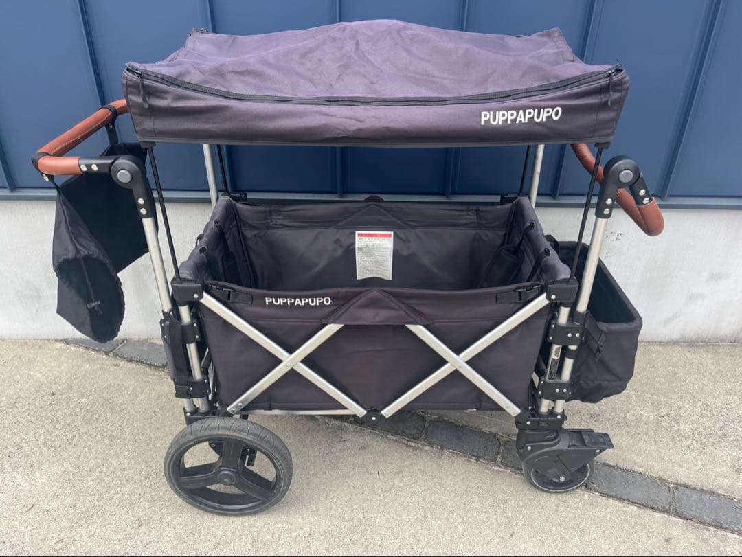 KEENZ ベビーカー グレー 多機能ポケット付き