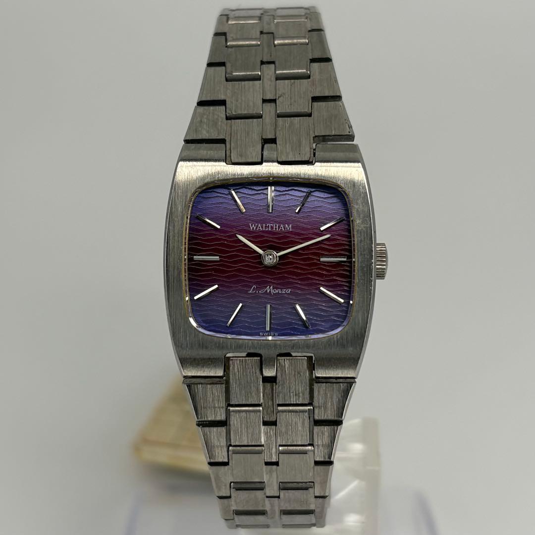 デッドストック品 WALTHAM ウォルサム レディーモンザ スイス製手巻腕時計
