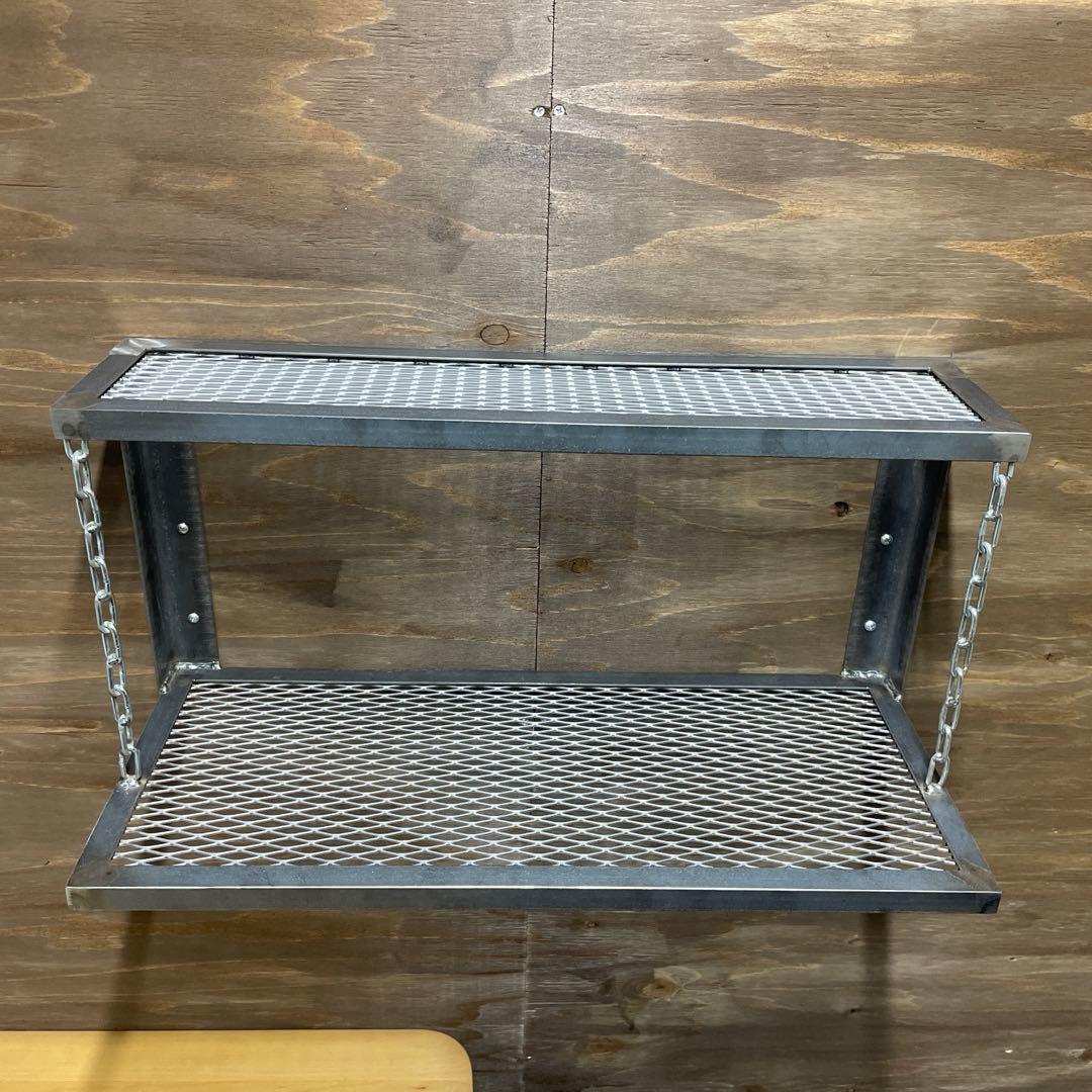 アイアンシェルフ チェーンラック 2段