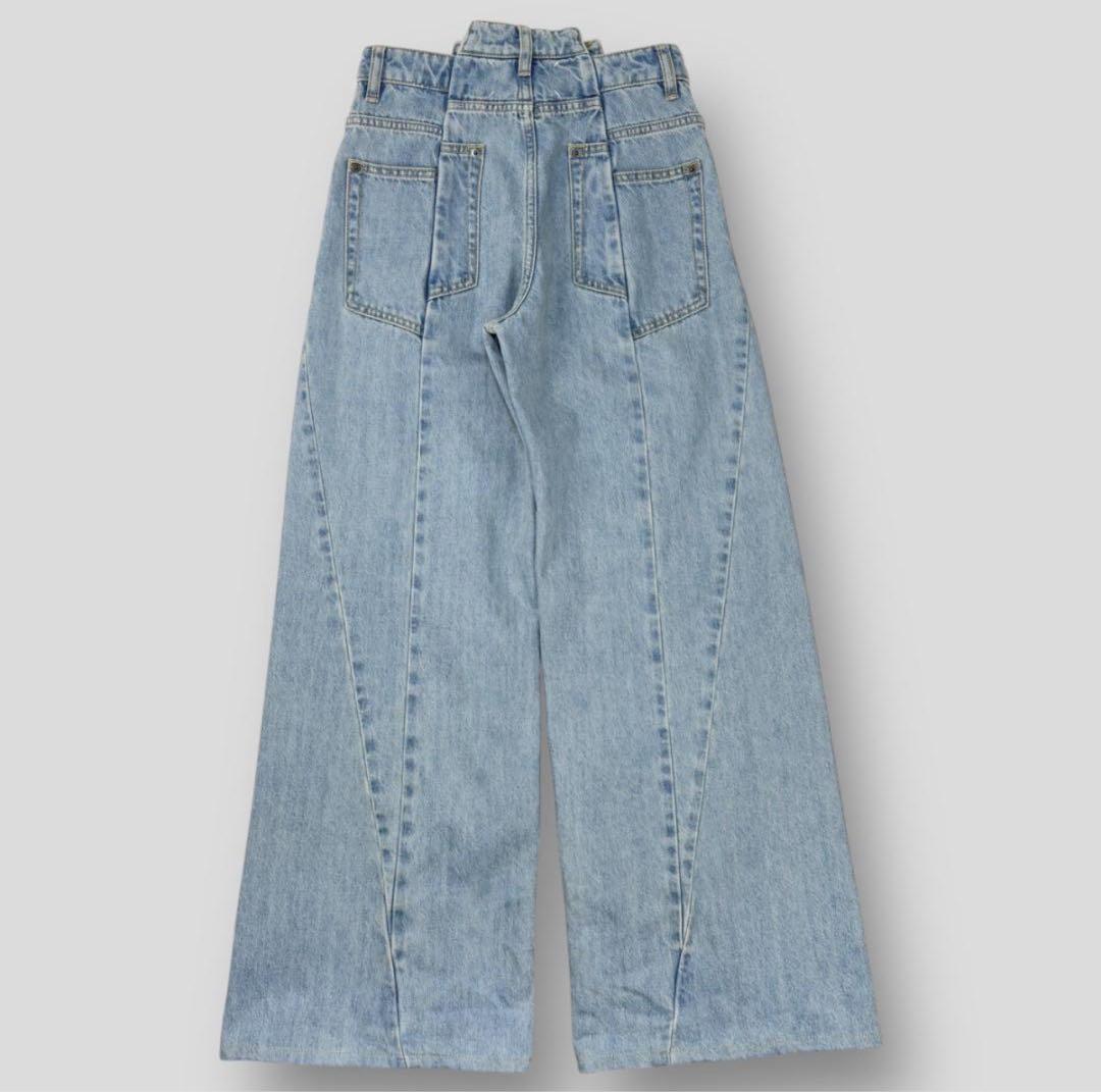 Maison Margiela 1 24AW 再構築 ワイドデニムパンツ 36