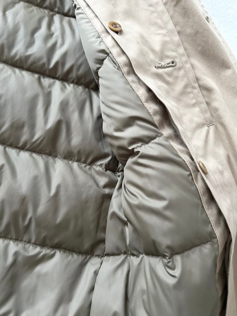 MHL. ダウンライナー付き コットンステンカラーコート 0
