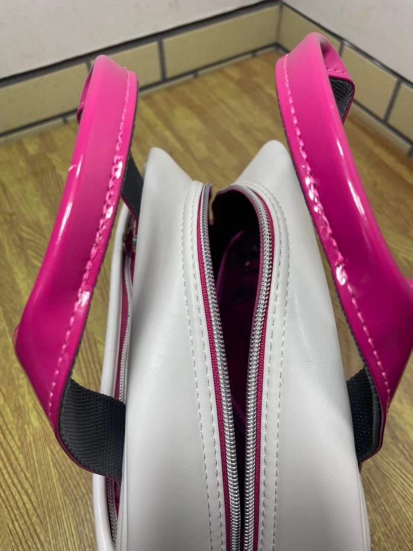 【2点セット】 PING ゴルフトートバッグ&カートバッグ ホワイト/ピンク