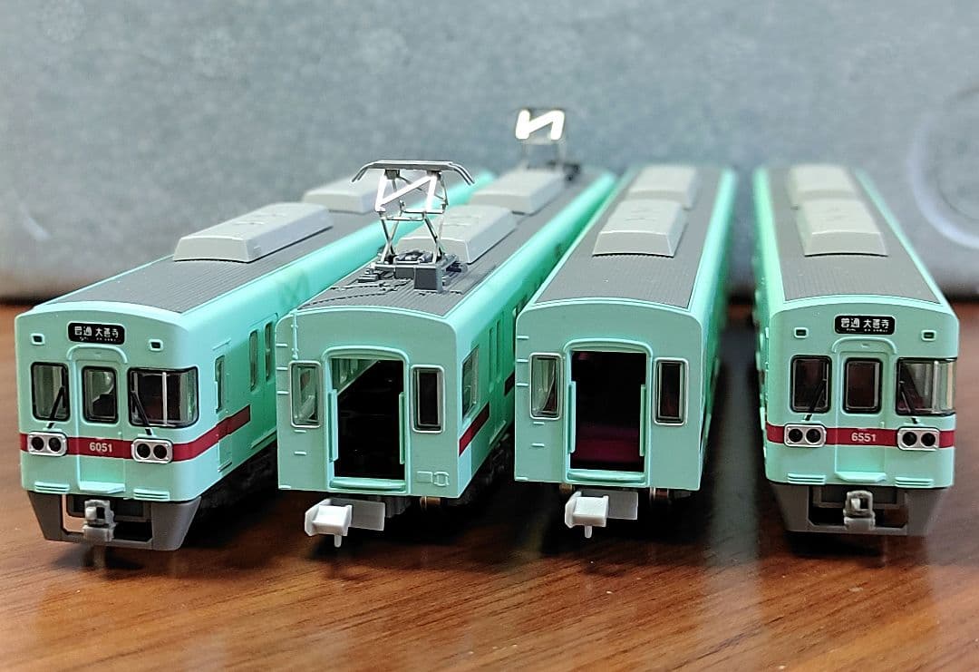【N動力化済】西日本鉄道 6050形 更新車6051編成 基本4両セット 鉄コレ
