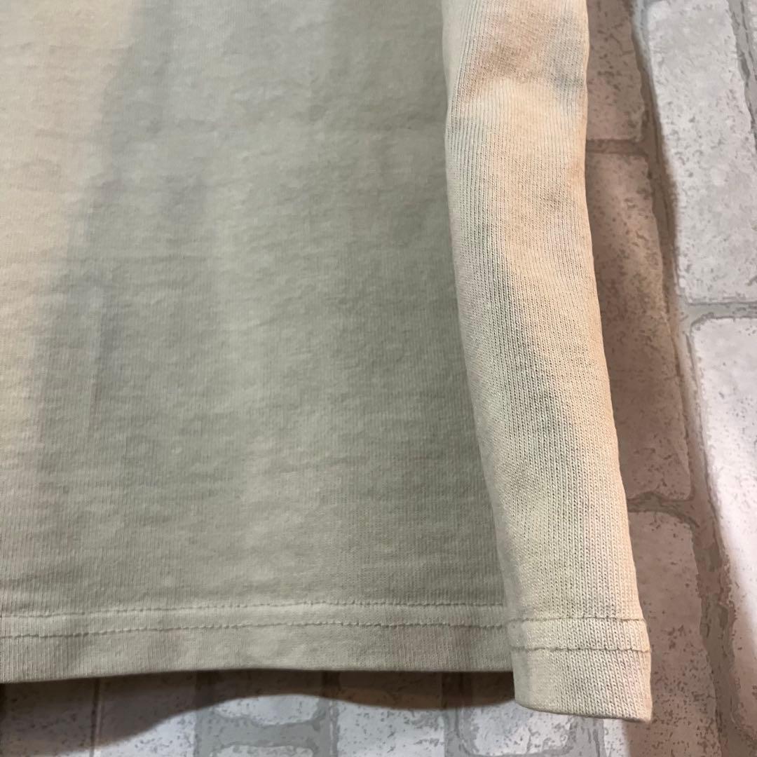 スカルラインストーンデザインTシャツ White Beige GRANCY M