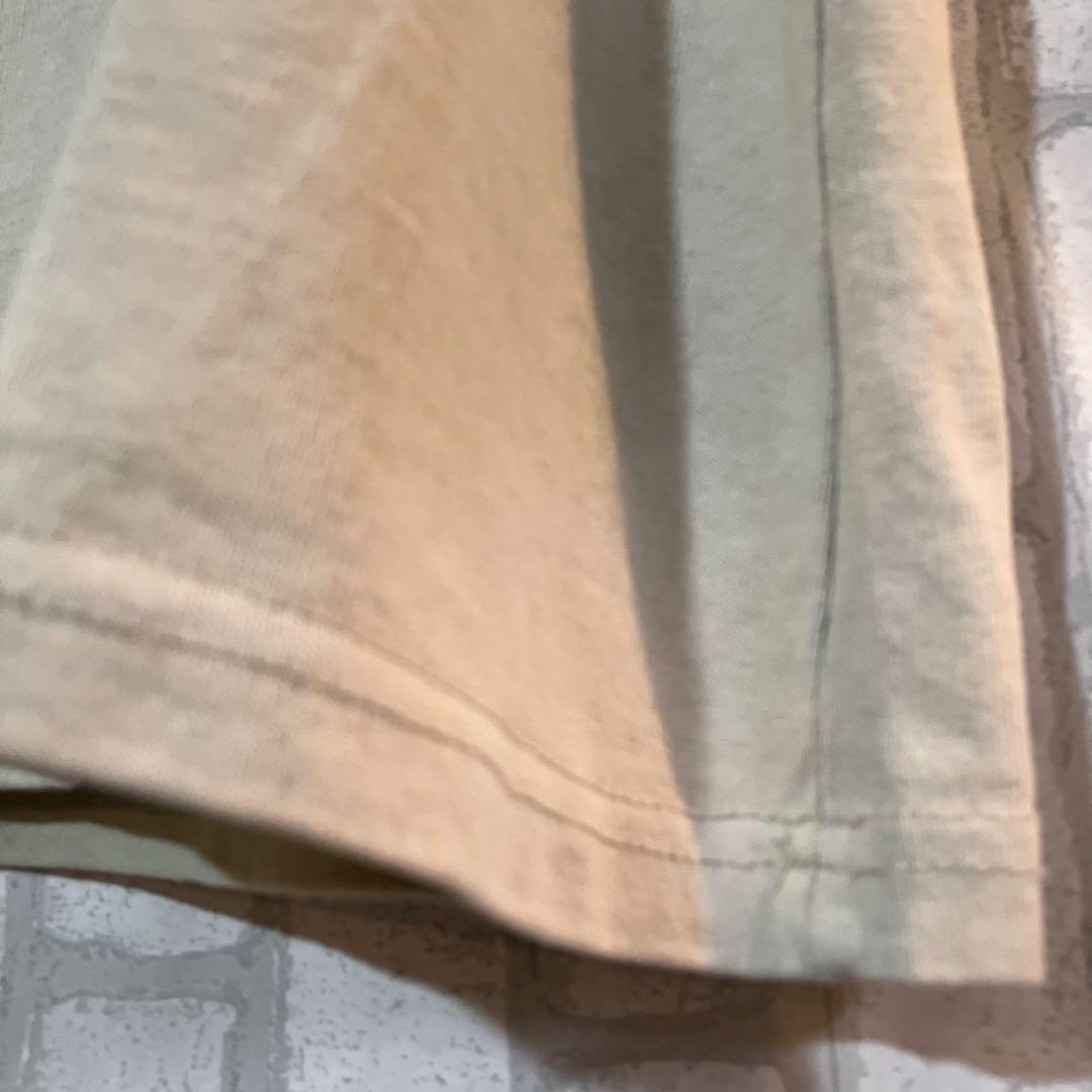 スカルラインストーンデザインTシャツ White Beige GRANCY M