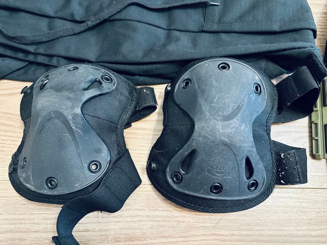 サバイバルゲーム用ブラック装備セット