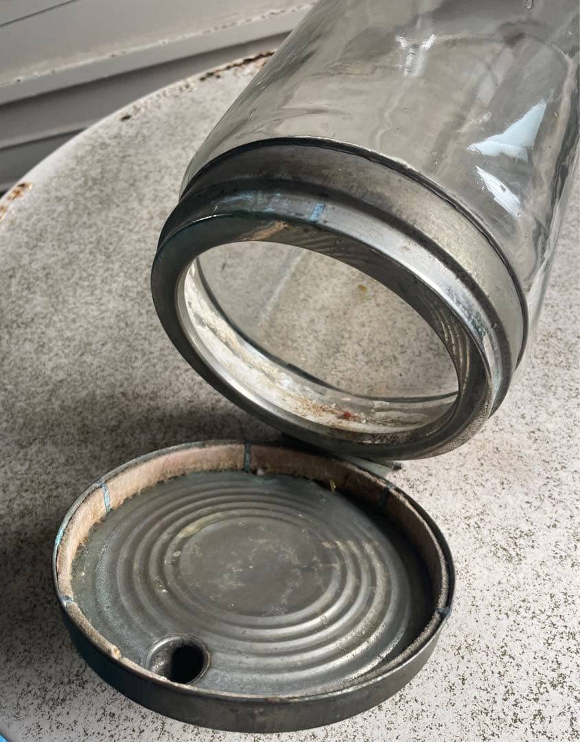 ビンテージ/昭和レトロ/古道具/駄菓子屋/ガラス瓶/瓶/気泡/ゆらゆら