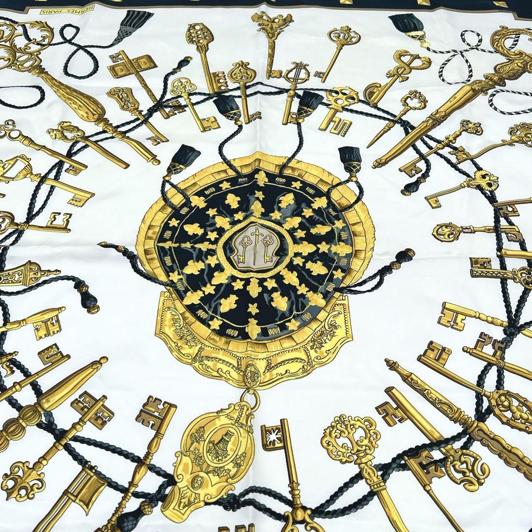 HERMES カレ90 LES CLES THE KEYS RARE 鍵柄