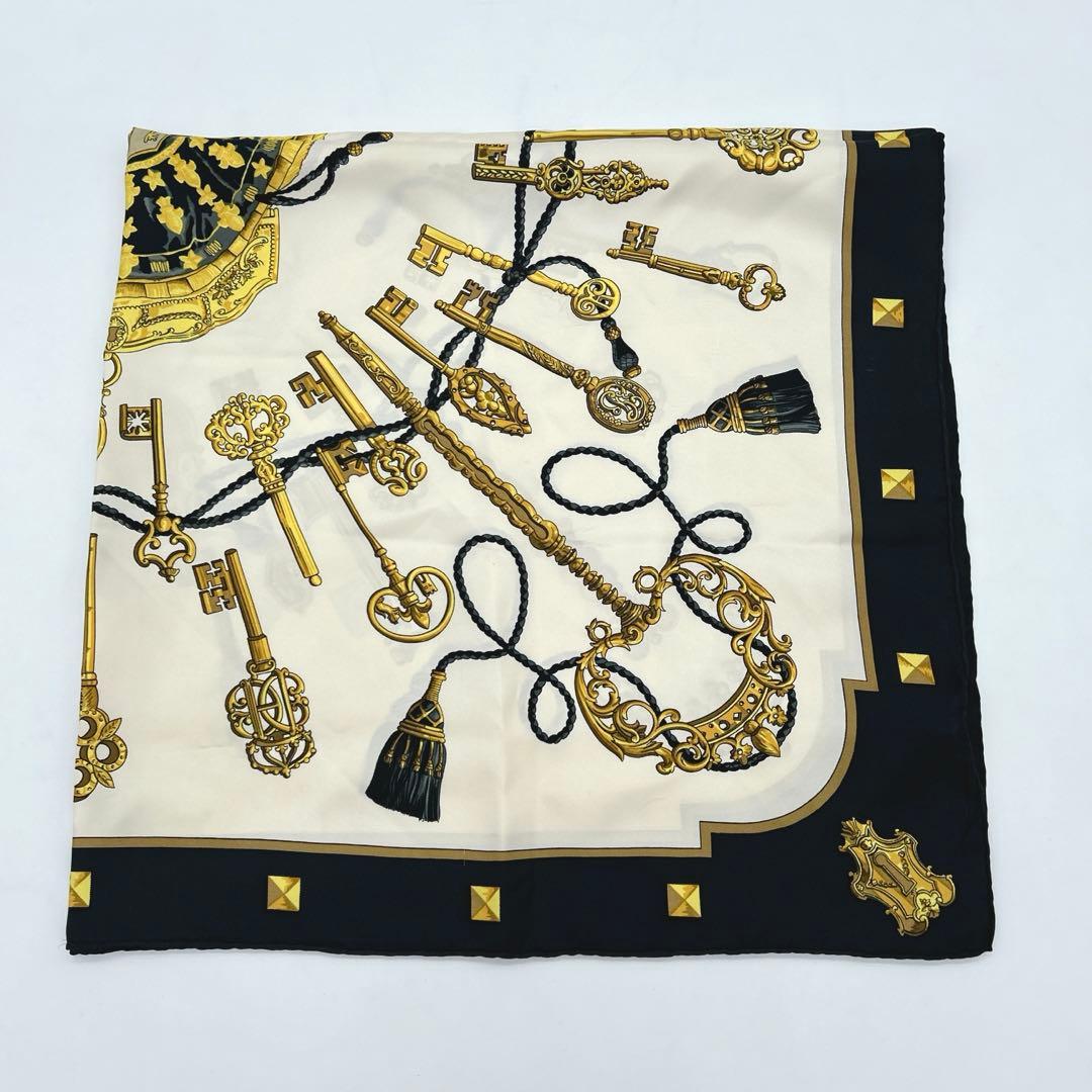 HERMES カレ90 LES CLES THE KEYS RARE 鍵柄