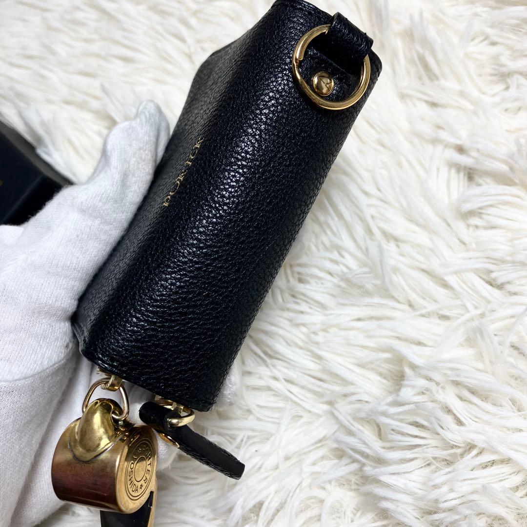 【未使用保管】ポーター コンパクト ホイッスル レザー キーフック付き