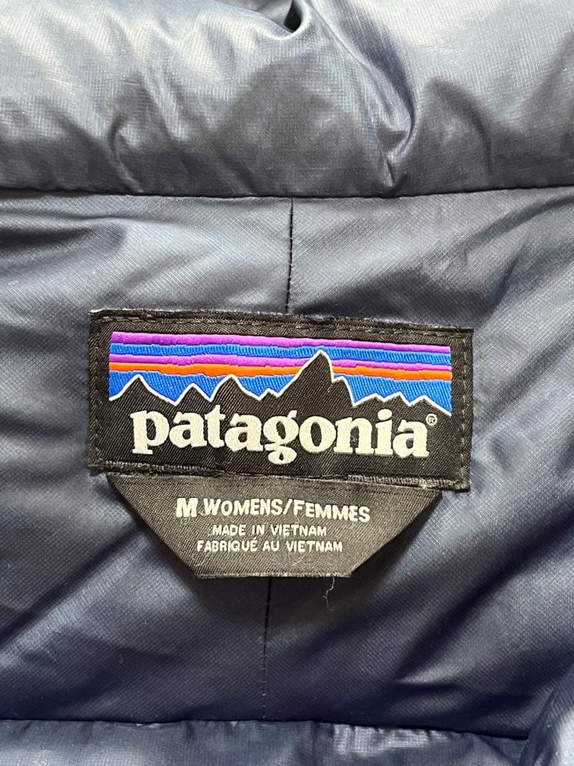 パタゴニア ダウン ジャケット アウター レディース M L 青 ブルー