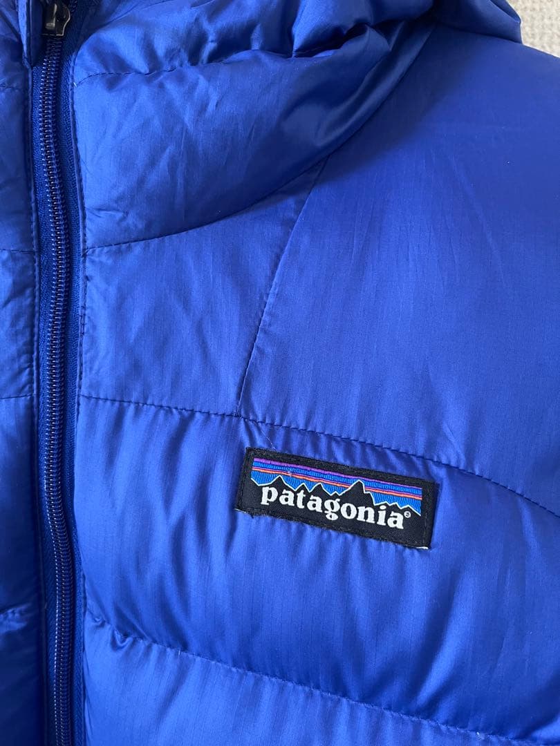 パタゴニア ダウン ジャケット アウター レディース M L 青 ブルー