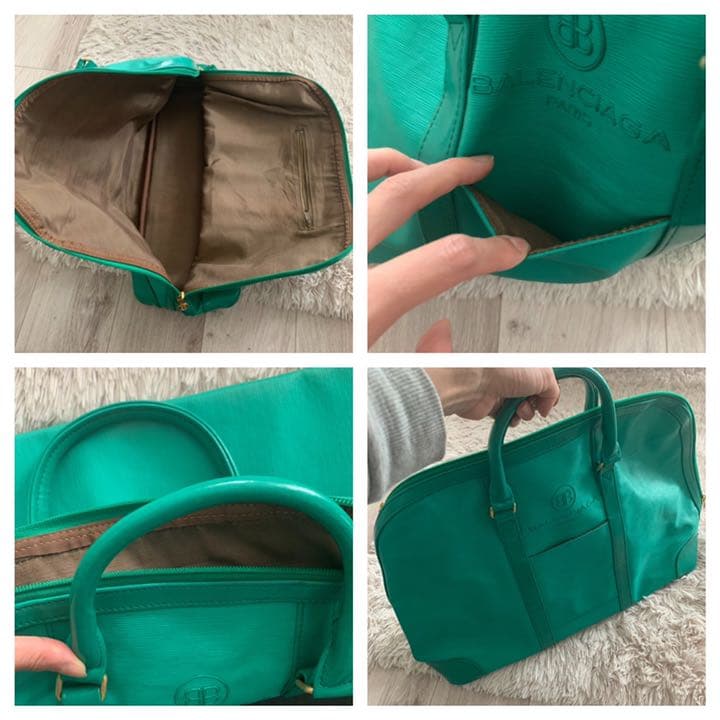 saleバレンシアガ　トートバッグ　旅行にも　緑