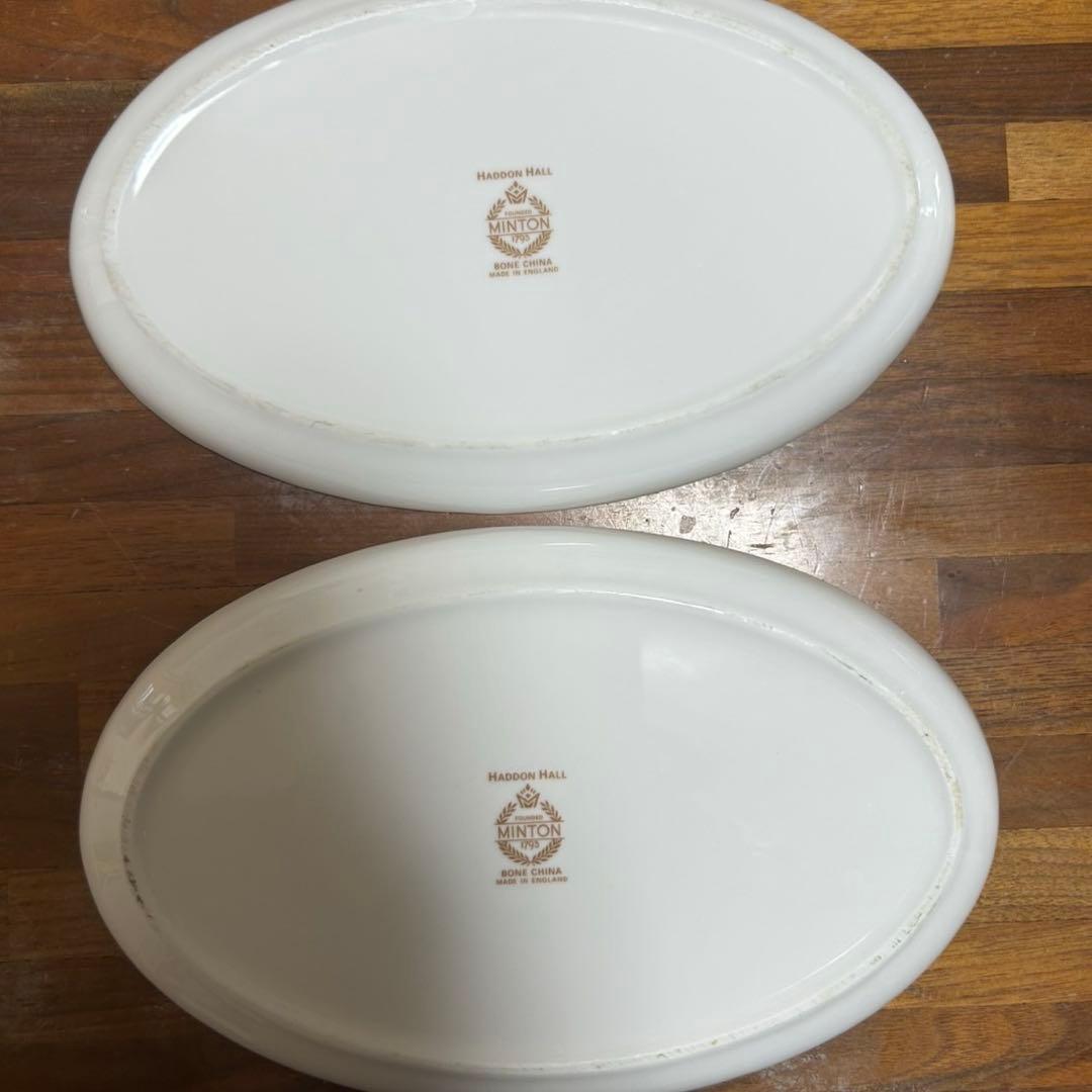 MINTON HADDON HALL 大皿　6枚セット フラワー 楕円　食器