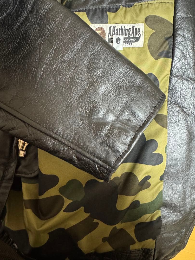 A BATHING APE×Schott ショット　ライダース　シングル