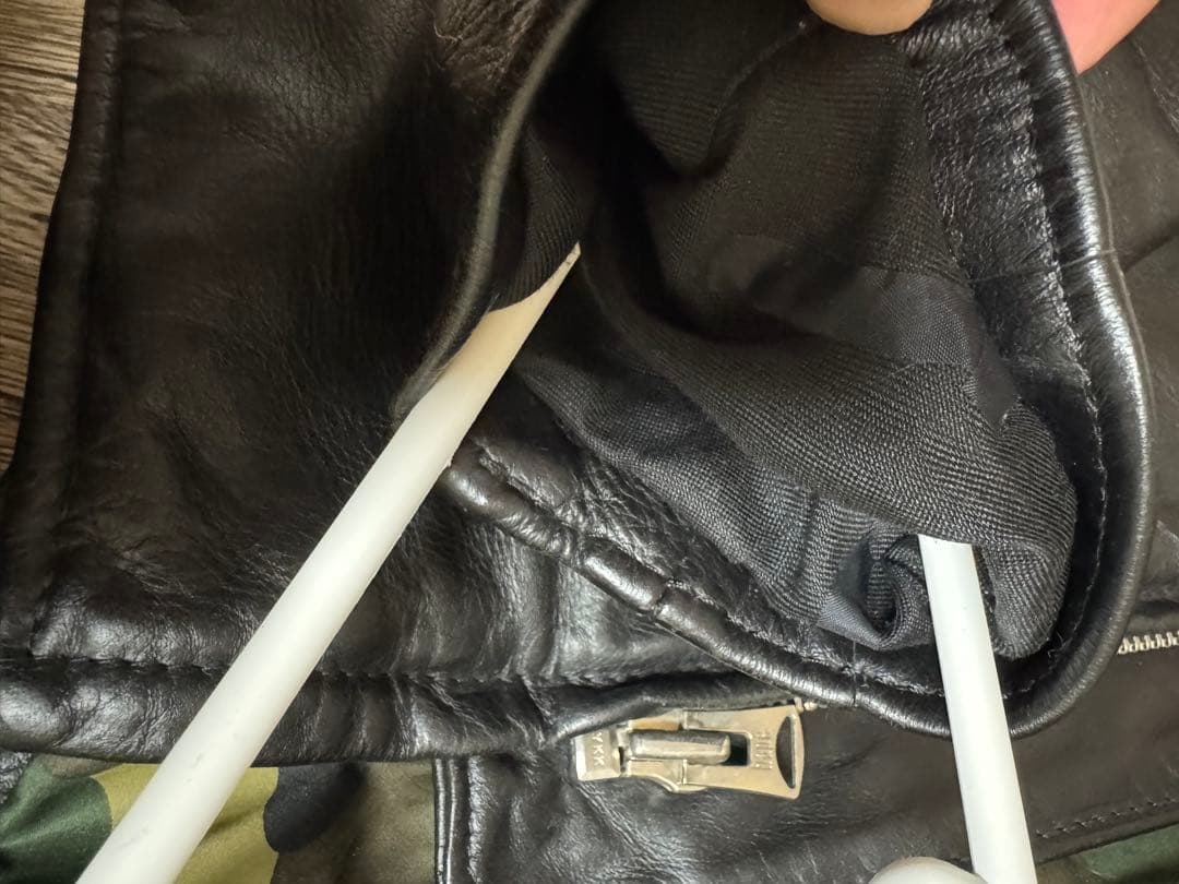 A BATHING APE×Schott ショット　ライダース　シングル