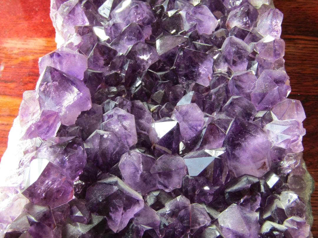 みつあんず　　　　アメジスト結晶 ドーム　置物 約30cm 高