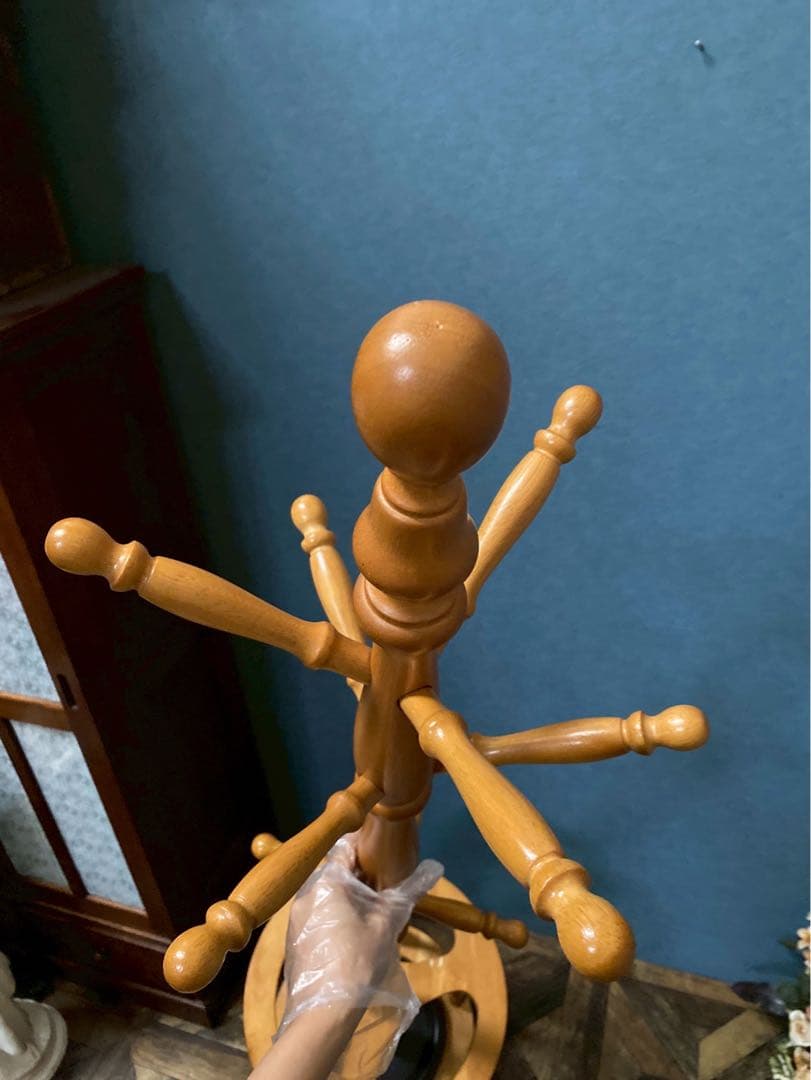 木製 傘立て ポールハンガー インテリア カントリー 玄関 ハンガーラック