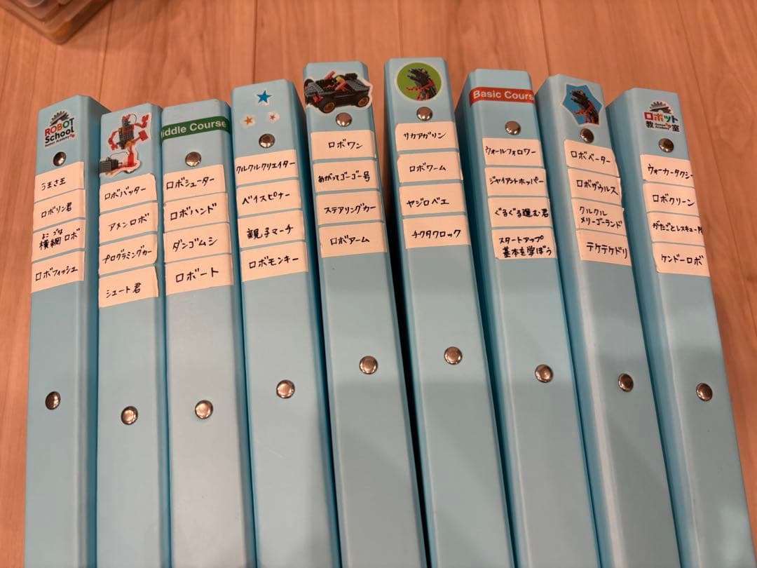 ヒューマン　ロボット教室　組立キットパーツセット　2人分　ロボット36個分説明書