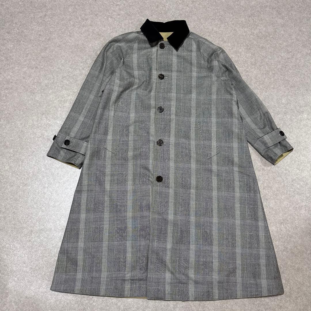 美品✨TICCA ティッカ　リバーシブルステンカラー　テントコート　ベロア襟