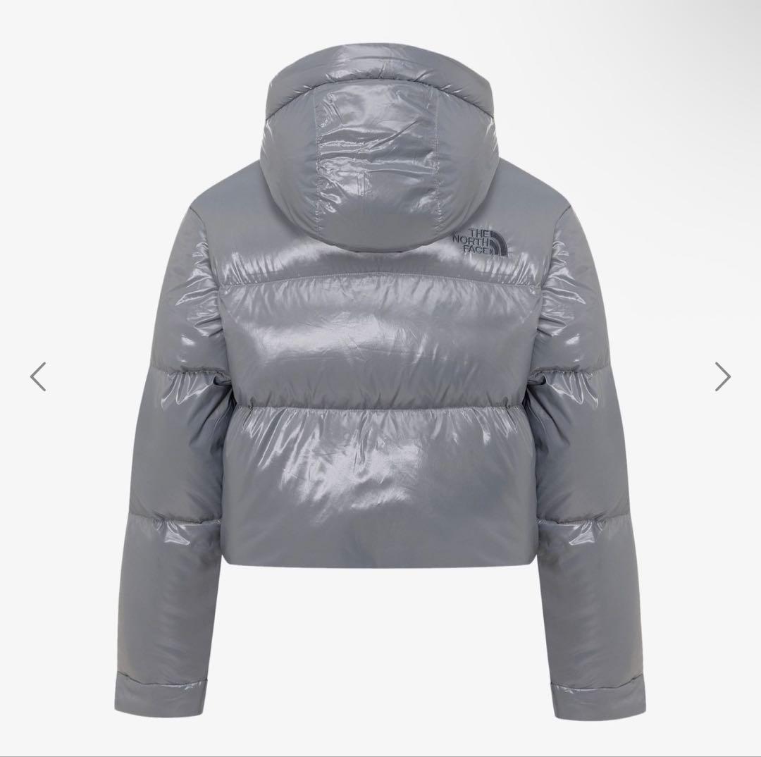 THE NORTH FACE グレー ショートダウンジャケット