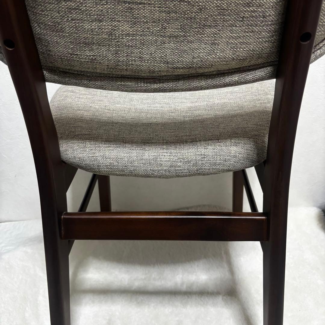 【希少】大川家具 ダイニングチェア 天然木 ウレタン