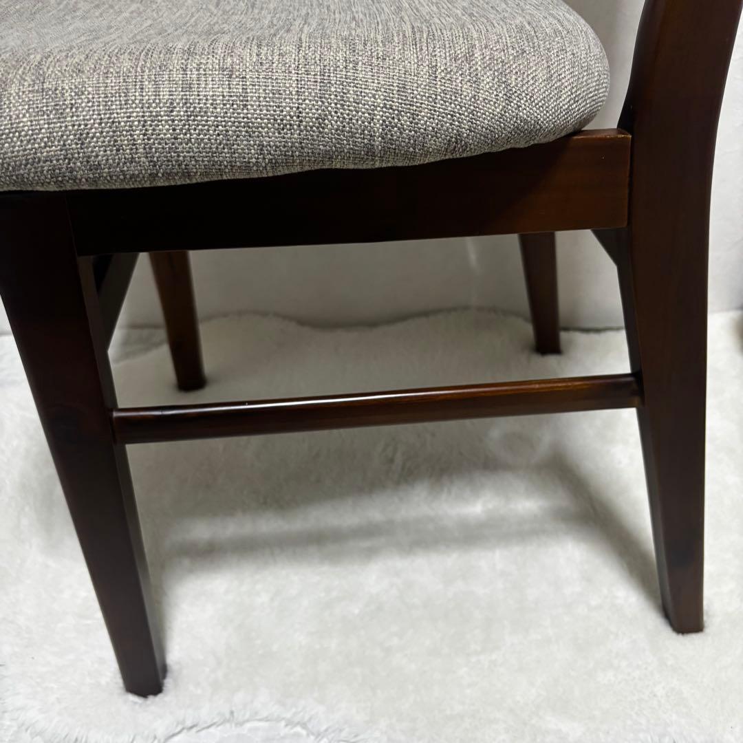 【希少】大川家具 ダイニングチェア 天然木 ウレタン