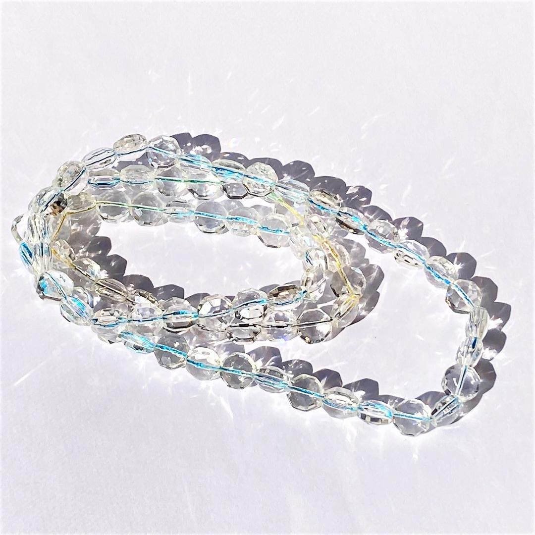 【いつか見た光】水晶 八角形 天然石ネックレス