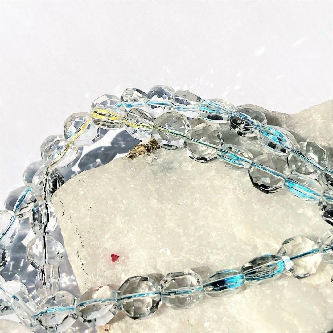 【いつか見た光】水晶 八角形 天然石ネックレス