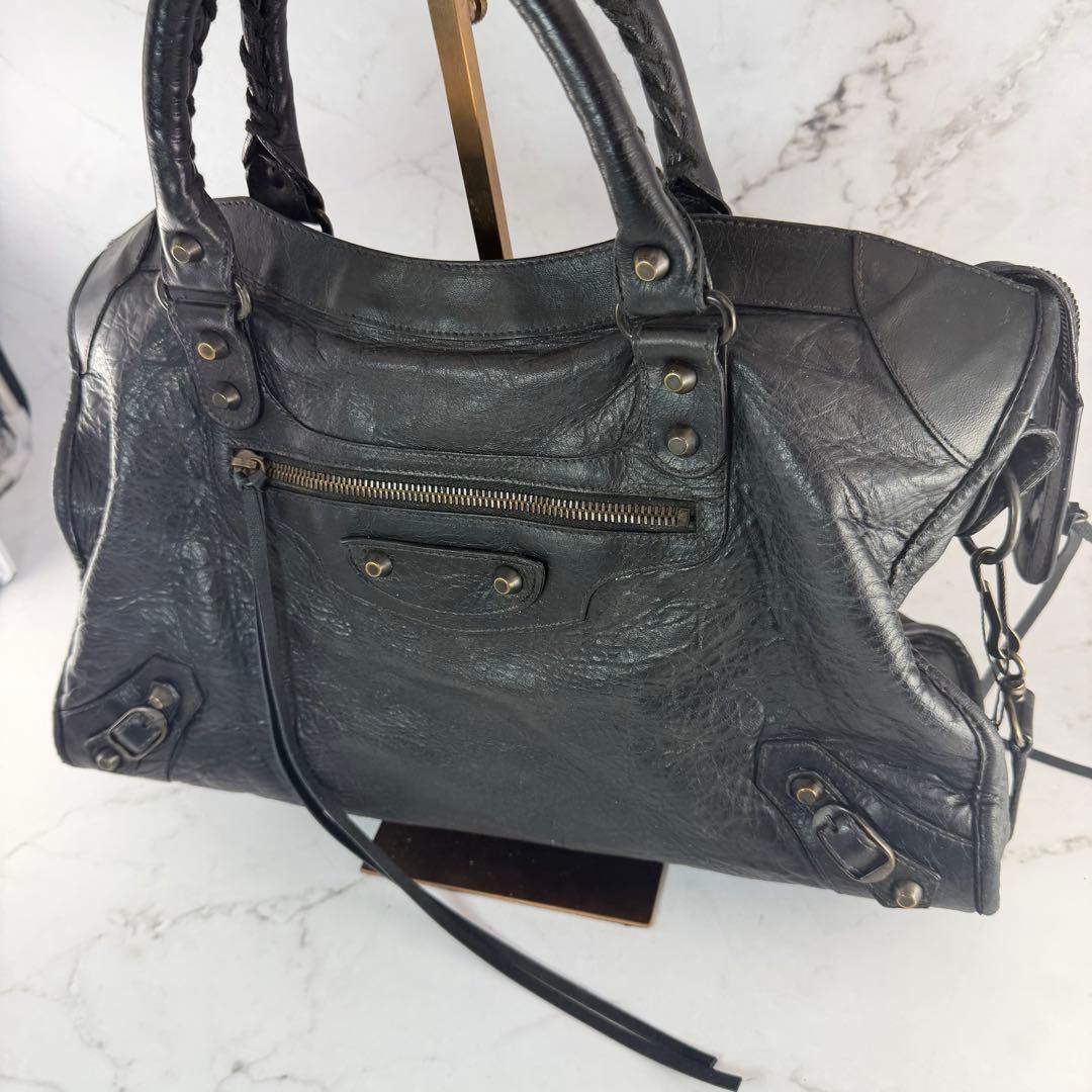 BALENCIAGA シティ クラシック 2WAY ハンドバッグ 115748